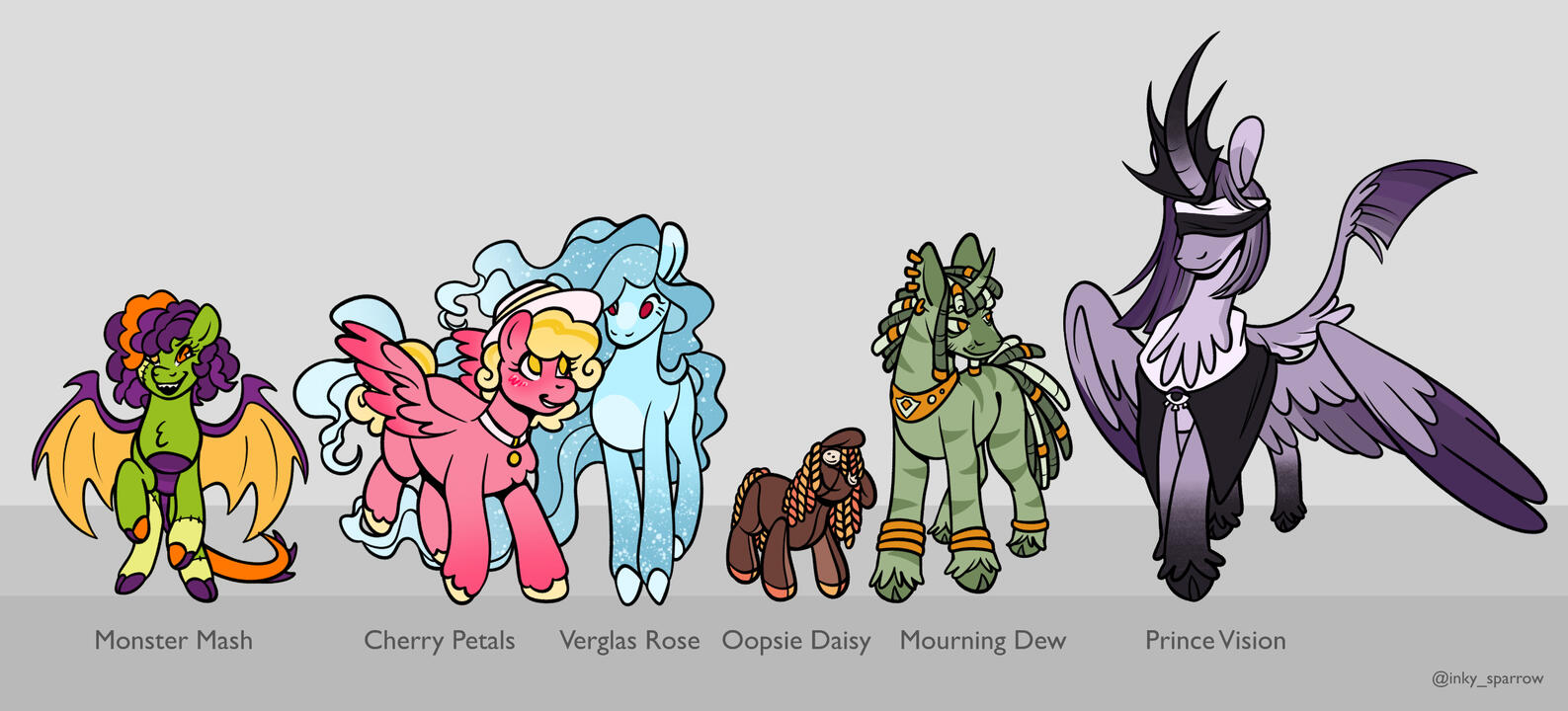 MLP Fan Character Lineup